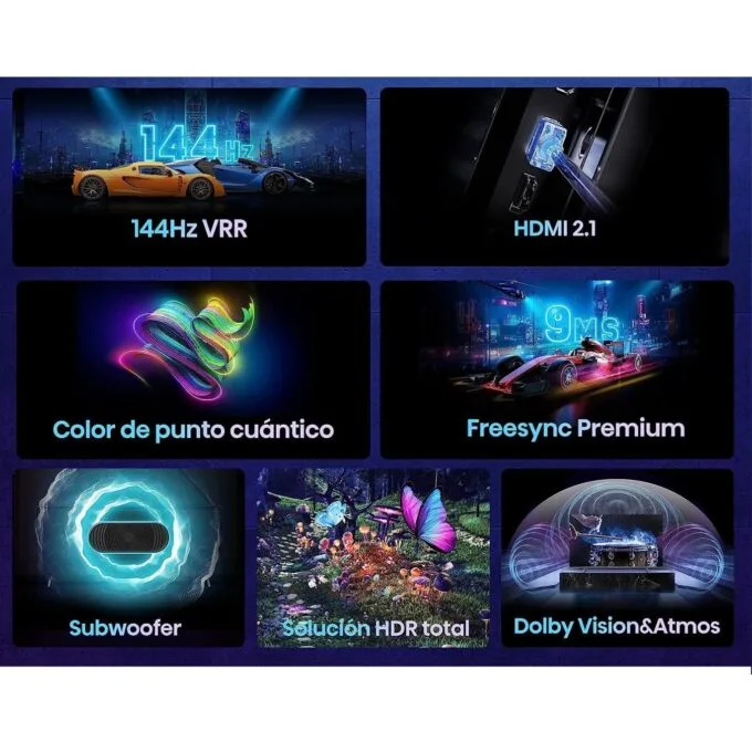 Hisense TV - 75E7KQ PRO - 75'' 4K Smart QLED TV 144Hz — image 3