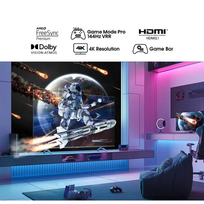 Hisense TV - 75E7KQ PRO - 75'' 4K Smart QLED TV 144Hz — image 6