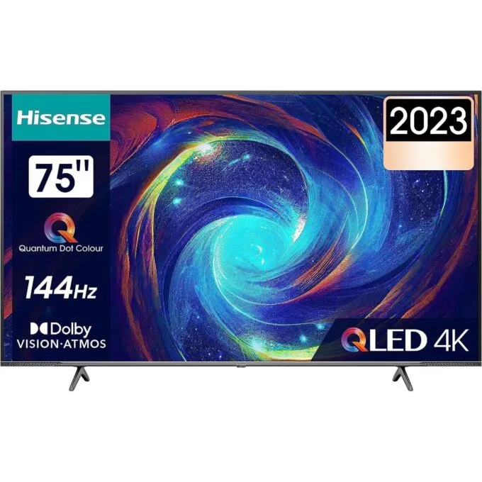 Hisense TV - 75E7KQ PRO - 75'' 4K Smart QLED TV 144Hz — image 1