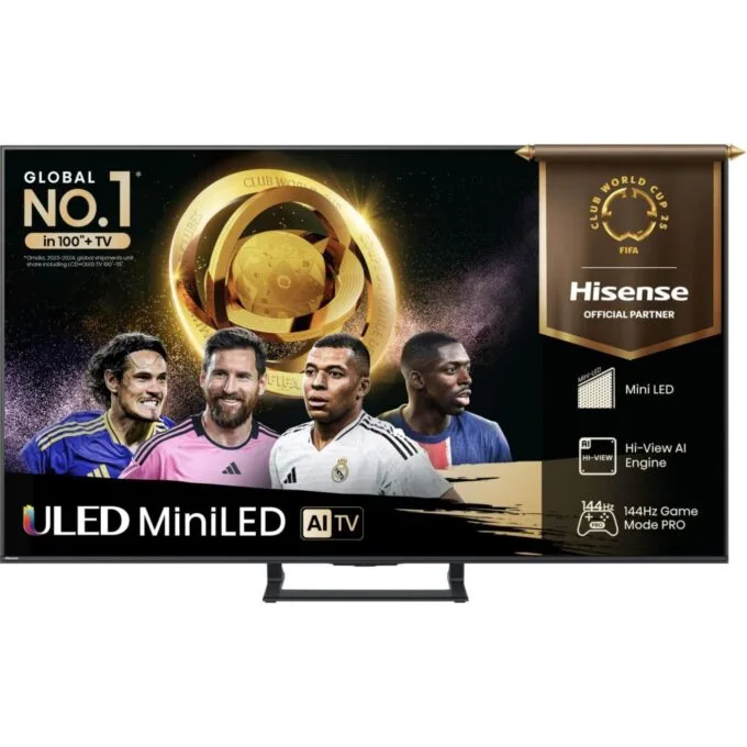 Hisense TV - 75E8Q - 75'' 4K Smart QLED MINI LED 144hz TV — image 1
