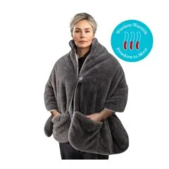 HoMedics Electric Heating Blanket & Soft Shawl - HCM-SWL100 - Electric Heating Blanket & Soft Shawl