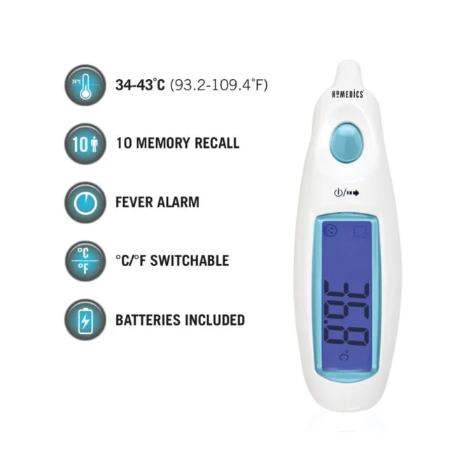 HoMedics Jumbo Display Ear Thermometer - TE-101 - Jumbo Display — image 3
