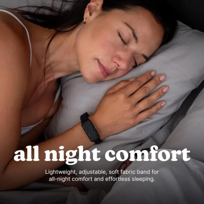 Homedics Wakeband Vibrating Alarm Wristband - SS-WB100CE-WW - Cream — image 4