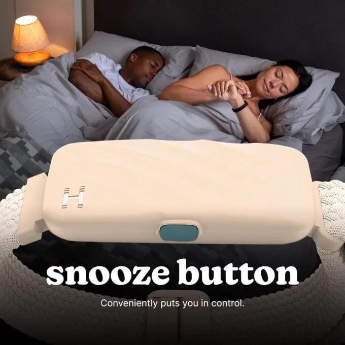 Homedics Wakeband Vibrating Alarm Wristband - SS-WB100CE-WW - Cream — image 6