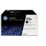 HP 05A / CE505D Original Black LaserJet Toner Cartridges - 2-Pack, Standard Yield