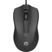 HP 105 Wired Mouse - 105 - Ambidextrous, USB-A, 3 Buttons, 1600 DPI, Black
