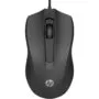 HP 105 Wired Mouse - 105 - Ambidextrous, USB-A, 3 Buttons, 1600 DPI, Black