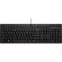 HP 125 G2 USB Wired Keyboard - Full-Size (100%) with Numeric Keypad - Black