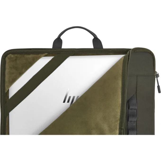 HP 15.6-inch Modular Laptop Sleeve - Green/Gray, 15.6", Foam/Polyester/PU, Water-Resistant — image 2