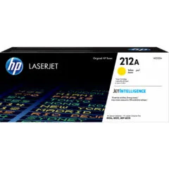 HP 212A (W2122A) Original Yellow Toner Cartridge - Up to 4,500 Pages, for LaserJet Enterprise M554/M555/M578