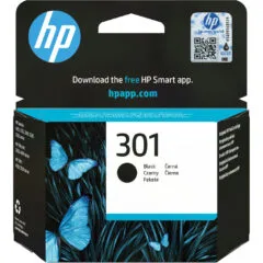 HP 301 Original Black Ink Cartridge - CH561EE - Standard Yield, 170 pages