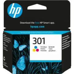 HP 301 Original Ink Cartridge - CH562EE - Tri-Color (Cyan/Magenta/Yellow), Standard 3 ml