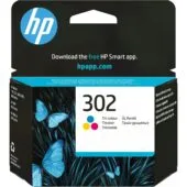 HP 302 Tri-Color Ink Cartridge - F6U65AE - Cyan, Magenta, Yellow