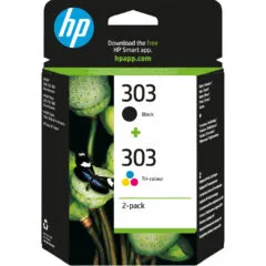 HP 303 Original Ink Multipack - 3YM92AE - Black + Cyan/Magenta/Yellow, Standard Yield