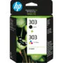 HP 303 Original Ink Multipack - 3YM92AE - Black + Cyan/Magenta/Yellow, Standard Yield