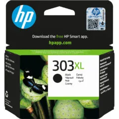 HP 303XL Black Original Ink Cartridge - T6N04AE - High Yield (600 pages), 12 ml, Pigment-based