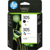 HP 305 Original Ink Multipack - 6ZD17AE - Black + Tri-color (BK,C,M,Y), Standard Yield