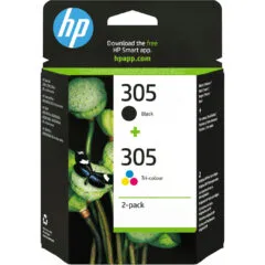 HP 305 Original Ink Multipack - 6ZD17AE - Black + Tri-color (BK,C,M,Y), Standard Yield