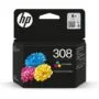 HP 308 Tri-color Original Ink Cartridge - HP 308 - Color: Tri-color