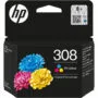 HP 308 Tri-Color Original Ink Cartridge - Standard Yield Dye Ink