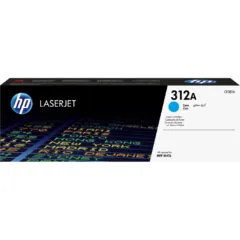 HP 312A Toner Cartridge - CF381A - Original Cyan, Standard Yield 2,700 Pages, 1 Pack
