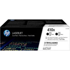 HP 410X - CF410XD - Original High Yield Black LaserJet Toner Cartridges