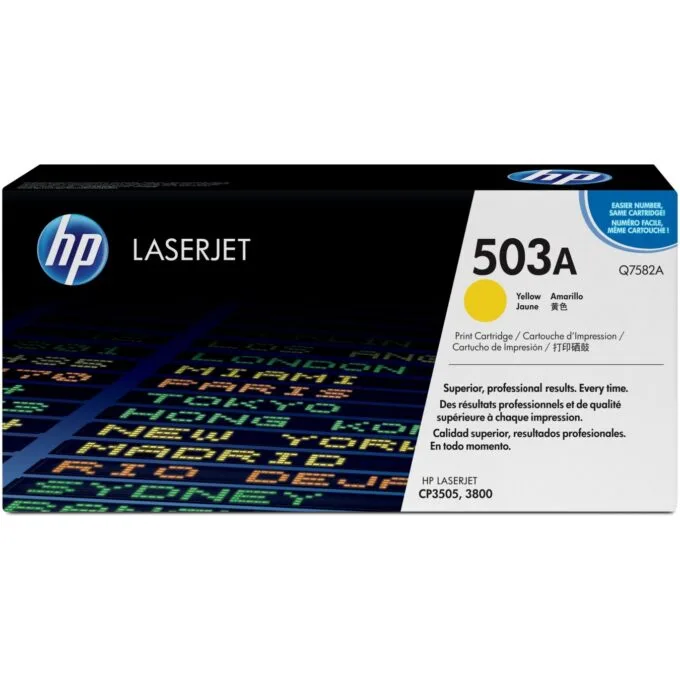HP 503A - Q7582A - Yellow — image 1