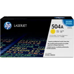 HP 504A Original Yellow LaserJet Toner Cartridge - CE252A - 7,000‑page Standard Yield