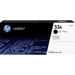 HP 53A Original LaserJet Toner Cartridge - Q7553A - Black, Standard Yield (3,000 pages), 1-Pack