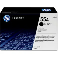 HP 55A (CE255A) Original Black LaserJet Toner Cartridge - Standard Yield 6,000 pages - 1 Pack