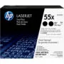 HP 55X (CE255XD) High-Yield Black Original LaserJet Toner - 2-Pack, 25,000 pages
