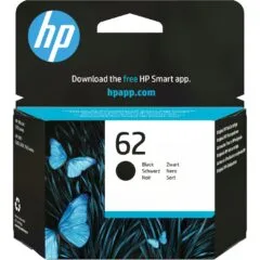 HP 62 Original Ink Cartridge - C2P04AE - Black, Standard Yield (4 ml) - 1 Pack