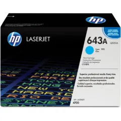 HP 643A Original Toner Cartridge - Q5951A - Cyan, Standard Yield 10,000 pages