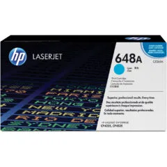 HP 648A CE261A Original Cyan LaserJet Toner Cartridge - Standard Yield 11,000 pages - 1 Pack