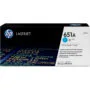 HP 651A (CE341A) Original Cyan Toner Cartridge - 16,000 pages, Standard Yield, 1-pack