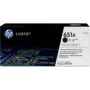 HP 651A Original Black Toner Cartridge - CE340A - Standard Yield 13,500 Pages, 1-Pack