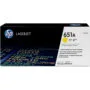 HP 651A Toner Cartridge - CE342A - Original Yellow, 16,000 pages