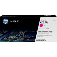 HP 651A Toner Cartridge - CE343A - Magenta, Original, Standard Yield 16,000 pages, 1-pack