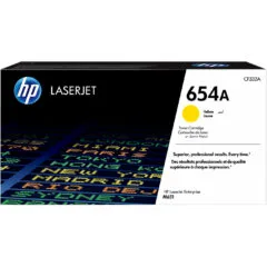 HP 654A Original Toner Cartridge - CF332A - Yellow, Standard Yield, 15000 pages, 1-pack
