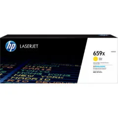 HP 659X High-Yield Original Yellow Toner Cartridge - LaserJet