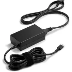 HP 65W USB-C Power Adapter - Black, USB-C PD 65W