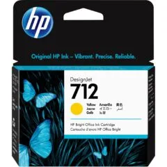 HP 712 29-ml Yellow DesignJet Ink Cartridge - 712 - Yellow