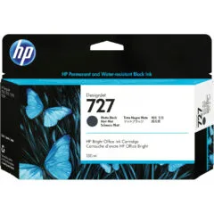 HP 727 Ink Cartridge - B3P22A - Original Matte Black 130 ml