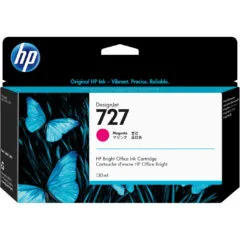 HP 727 Original Magenta Ink Cartridge - B3P20A - Standard Capacity 130 ml for DesignJet T920/T1500/T930