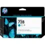 HP 728 130-ml Cyan Ink Cartridge - 728 - Cyan