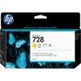 HP 728 130-ml Yellow Ink Cartridge - 728 - Yellow, 130 ml, Original