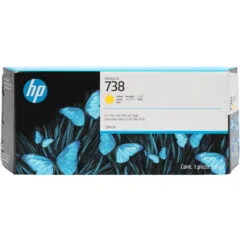 HP 738 300-ml Yellow Ink Cartridge - Original - For DesignJet T850/T950