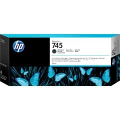 HP 745 Ink Cartridge - 745 - Matte Black, 300 ml