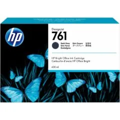 HP 761 Original Ink Cartridge - 761 - Gray, 400 ml, Standard Capacity, 1-Pack