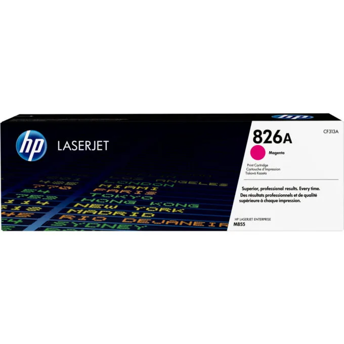 HP 826A (CF313A) Original Magenta Toner Cartridge - Magenta, 31,500 pages, Standard Yield, 1-Pack — image 1